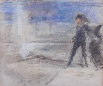Hamlet y fantasma de Édouard Manet